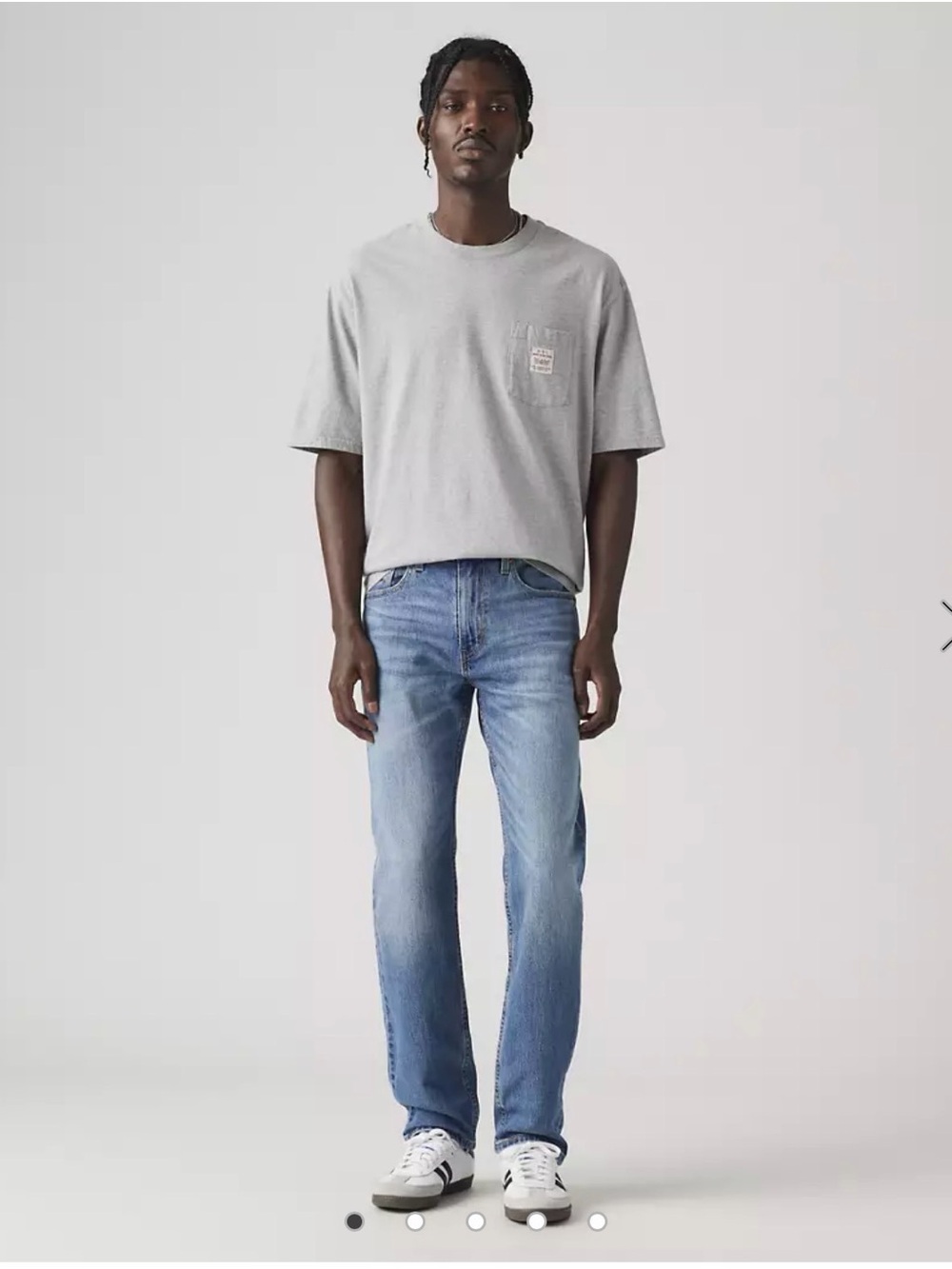 Levi's Light Blue Straight Jeans
